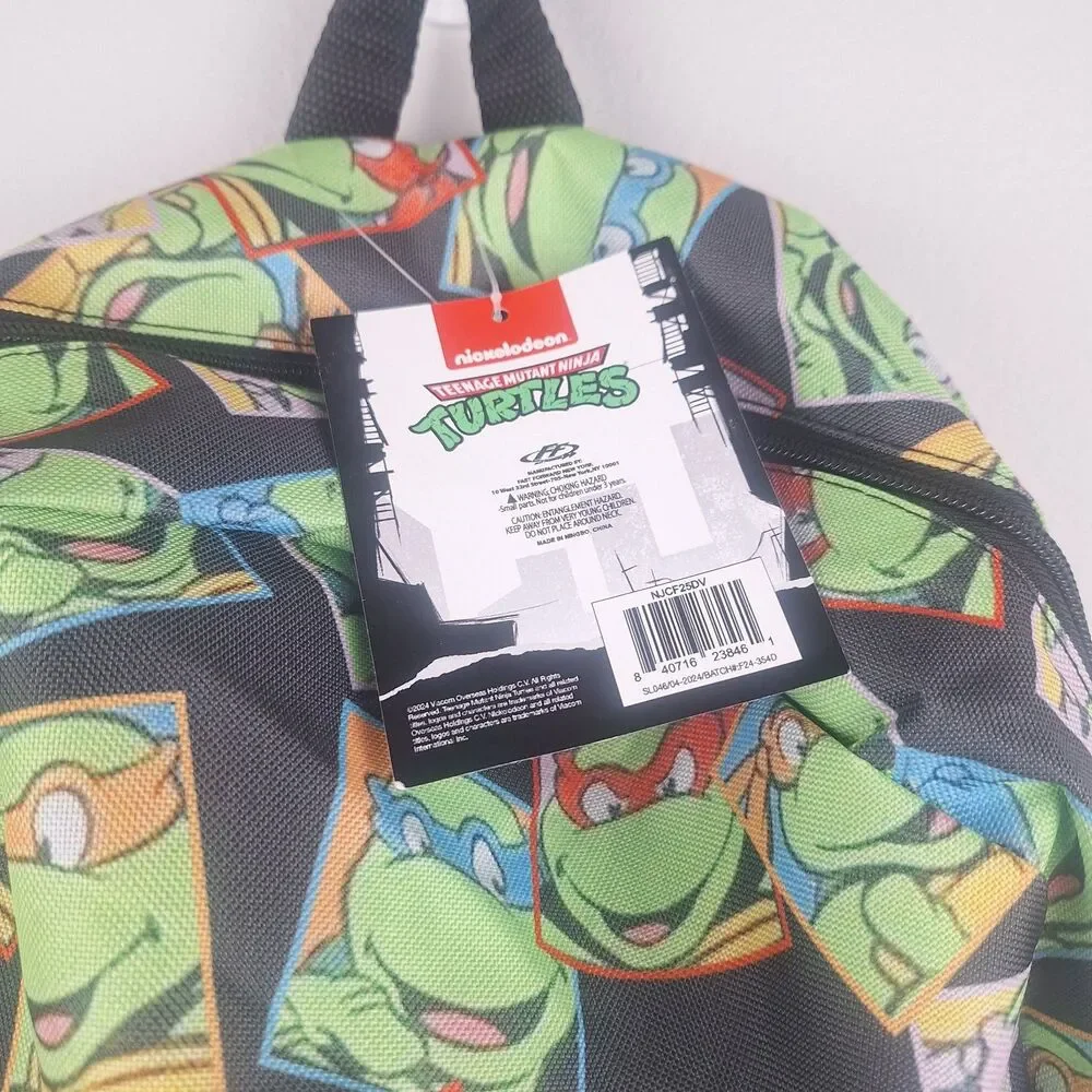 Teenage Mutant Ninja Turtles Full Size School Overnight Backpack Nickelodeon NWT